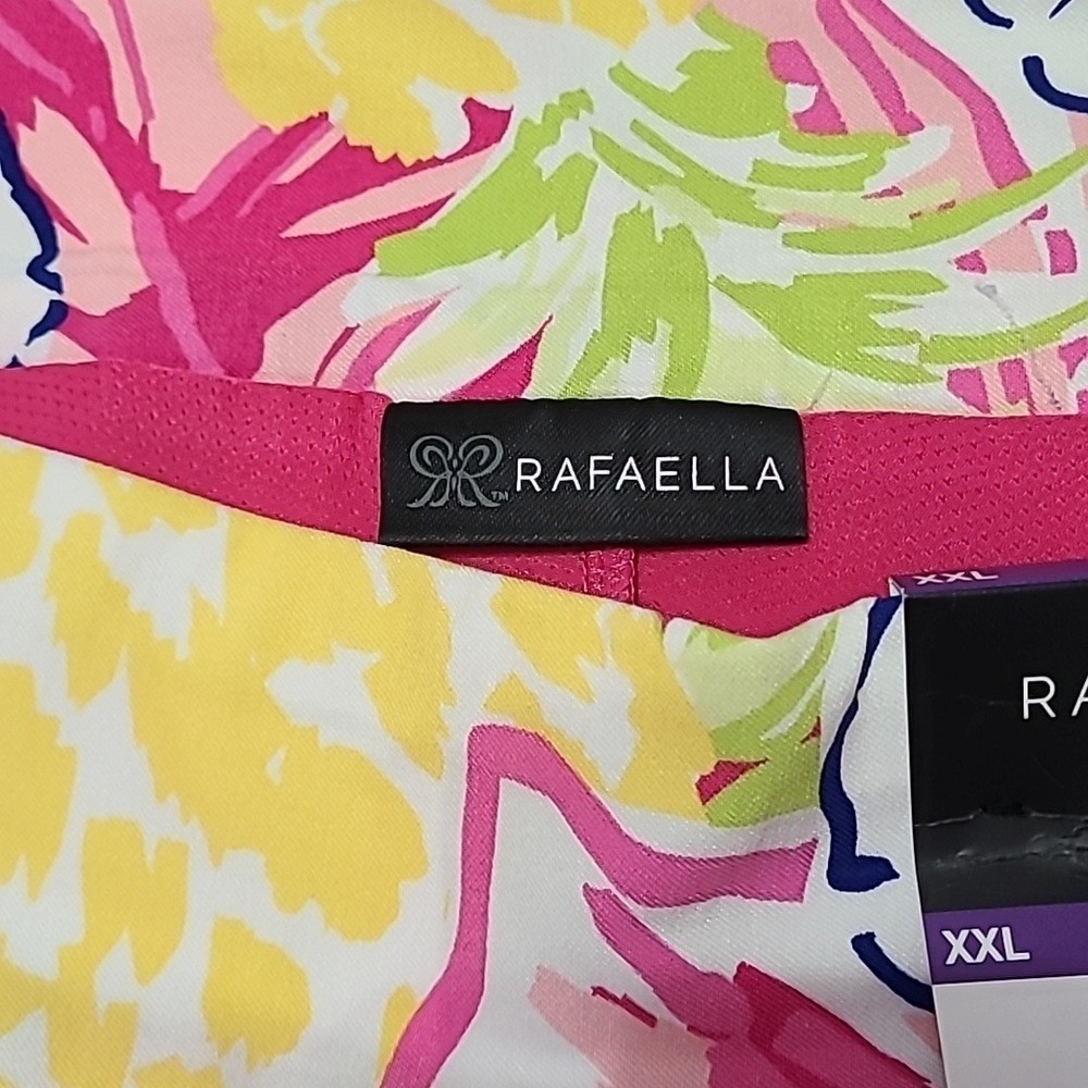 RAFAELLA Women's Bright Floral Skort - Size XXL NEW WITH TAGS - Picture 3 of 7